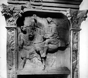 Römisches Grabdenkmal (Motiv: Heimkehr von der Jagd)