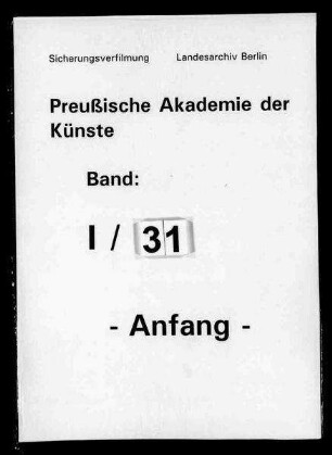 Personalakte Prof. Bruno Paul, Direktor der Unterrichtsanstalt des Kunstgewerbemuseums