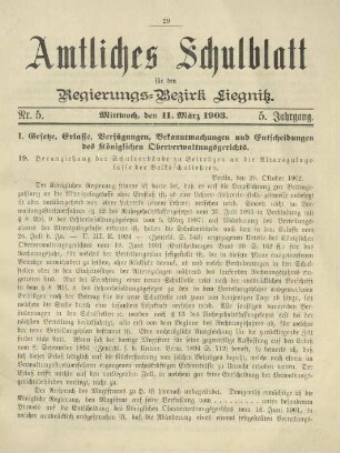 5.1903, Nr. 5(11. März)