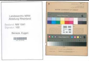 Entnazifizierung Eugen Beneze , geb. 05.07.1913 (Bahnbeamter)
