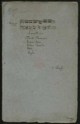 Konzerte; fl, strings, bc; e-Moll; QV 5: 124; GroF 1572