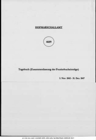 Tagebuch (Zusammenfassung der Fourierbucheinträge)