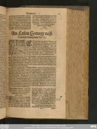 Am Ersten Sontage nach Trinitatis/ Evangelium Luc. 16.