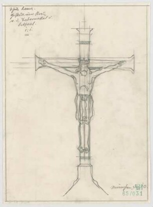 Fischer, Theodor; Lana / Südtirol (Italien); Schule - Kreuz (Ansicht)