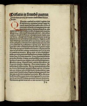 Incipit secu[n]da pars principalis opusculi triplicis regionis claustraliu[m]