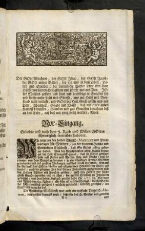 3-5, Der Gott Abraham, ...; Vor-Eingang; Leichen-Tert-Worte