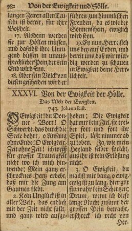 XXXVI. Von der Ewigkeit der Hölle