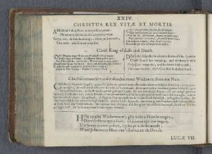 XXIV. Christus rex vitae et mortis. Christ King of Life and Death. Christus verweckt van der dooden eener Weduwen Soon tot Nain.