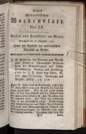 Nro. LII. Sonnabend den 26. December, 1789.