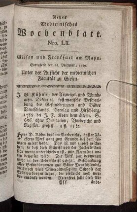 Nro. LII. Sonnabend den 26. December, 1789.