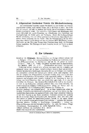 Zur Litteratur