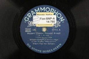 Klavierkonzert d-moll : K. V. Nr. 466 ; 1. Satz: Allegro, 1. Teil