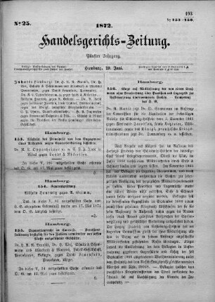 No. 25. 29. Juni 1872