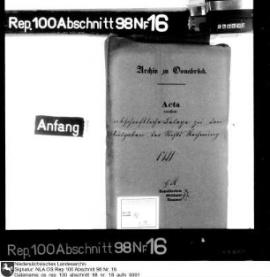 Abschriftliche Belege zu den Ausgaben der Stiftsrechnung
