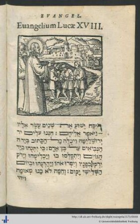 Dominica Quinquagesimae, Evangelium Lucae XVIII.