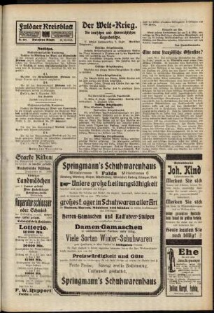 Zweite Ausgabe vom Freitag, den 10. Dezember 1915.