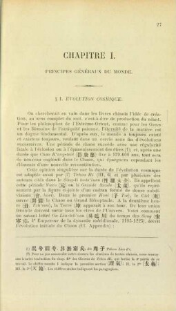 Chapitre I. Principes généraux du monde