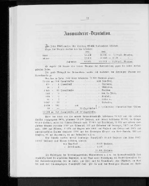 Auswanderer-Deputation.
