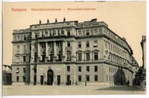 Budapest. Honvédministerium (1879-1881)