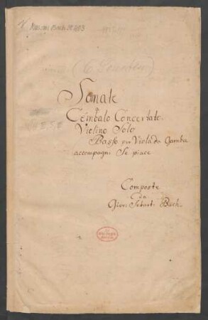 6 Sonaten; vl, cemb (, vla da gamba); BWV 1014-1019