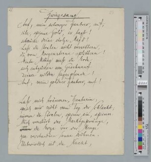 Gedicht an Ida Dehmel