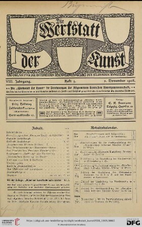 Heft 5 (2. November 1908)