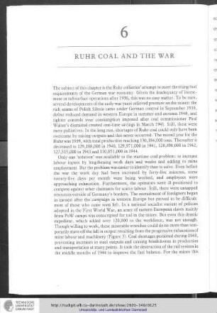 6 Ruhr coal and the war