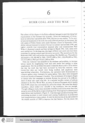 6 Ruhr coal and the war