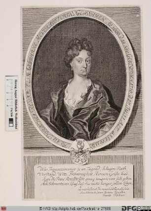 Bildnis Dorothea Renfftel, verw. Teupitz, geb. Meyerhoffer