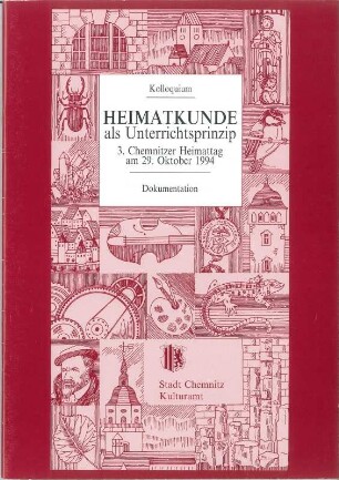 Illustration für Broschüre "Kolloquium Heimatkunde"