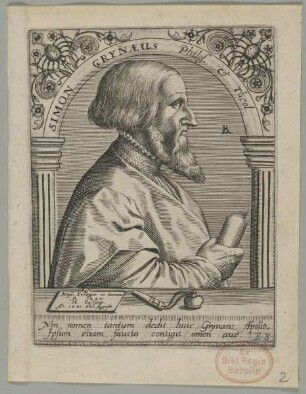 Bildnis des Simon Grynaeus