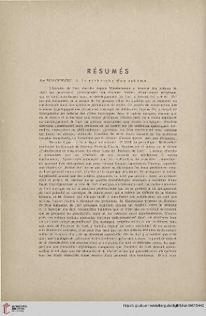 Résumés