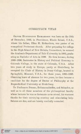 Curriculum vitae