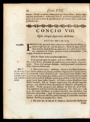Concio VIII.