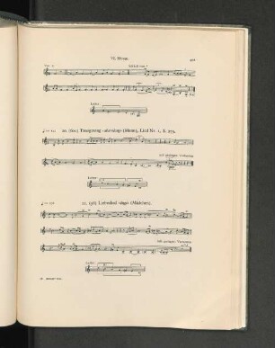 20. (60c) Tanzgesang "aborolong" (Mann), Lied Nr. 1,S.279. 21. (58) Liebeslied "engi" (Mädchen).