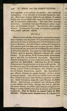476-486, Ad vers. 13. Multum in hoc versu salis, sed ...