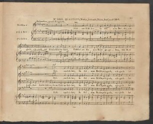 N° XXIX. Quartett (Nathan, Sulamith, Thirza, Joab) und Chor: Sieh um dich her in deinem Reiche
