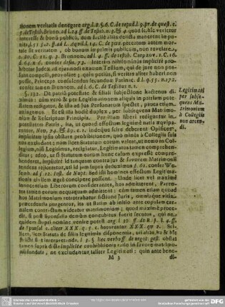 §. 132. Legitimati per subsequens Matrimonium a Collegiis non arcendi