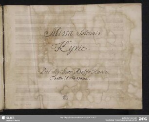 Band 1 - Kyrie, Credo, Sanctus, Agnus
