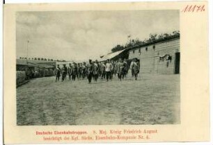 Deutsche Eisenbahntruppen. Eisenbahn-Kompanie Nr. 4