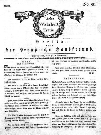 No. 98., 8ten December 1810