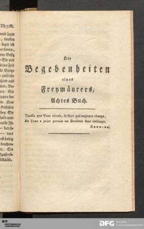 Achtes Buch