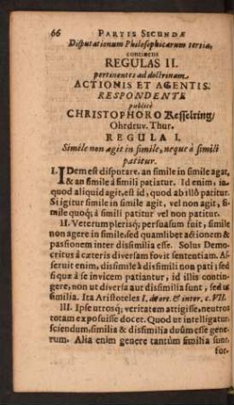 Disputationum Philosophicarum tertia