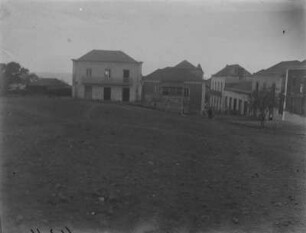 Stadtplatz : Blick auf den Stadtplatz in São Filipe.