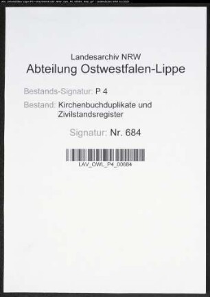 Kirchenbuchduplikat der katholischen Gemeinde Ostinghausen (GHT 1849-1855, GHT 1857, GHT 1859-1874). (Gemeinde: Ostinghausen, katholische Gemeinde)