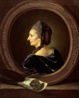 Bildnis der Malerin Rosina de Gasc, geb. Lisiewska (1713-1783)