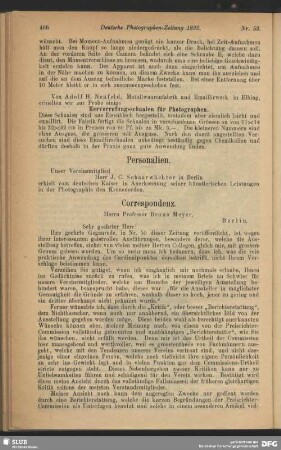 Correspondenz
