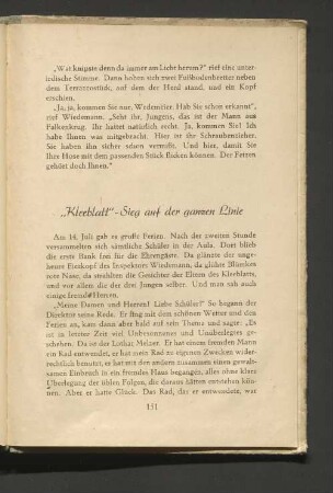 "Kleeblatt"-Sieg auf der ganzen Linie