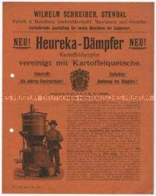 Kartoffeldämpfer "Heureka"
