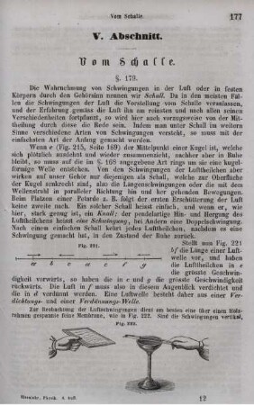 V. Abschnitt. Vom Schalle.